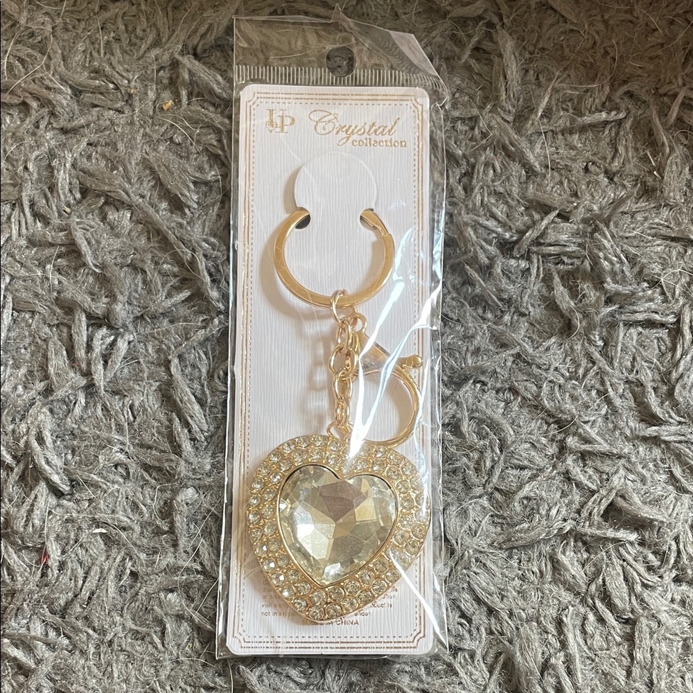 Crystal collection bag charm